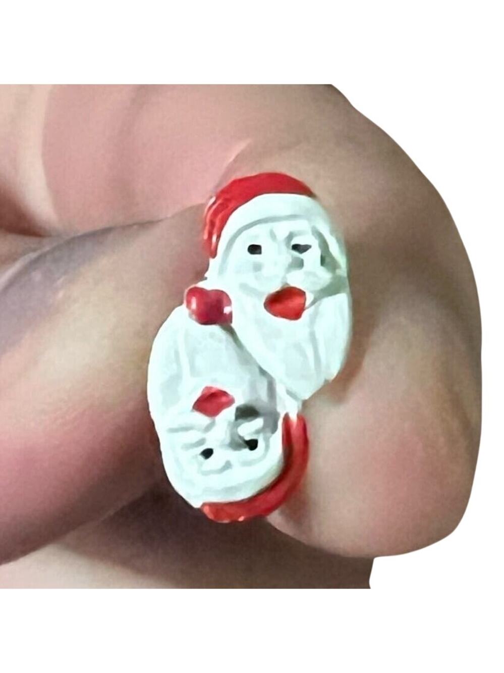 Santa Face Holiday Stud Earrings